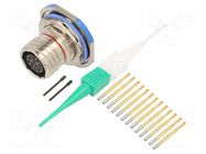 Connector: military; socket; female; PIN: 13; straight; crimped AMPHENOL AIR
