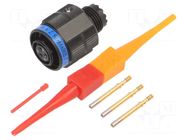 Connector: military; plug; female; PIN: 3; straight; crimped; 7.5A AMPHENOL AIR