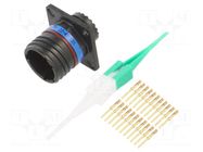 Connector: military; socket; male; PIN: 22; straight; crimped; 5A AMPHENOL AIR