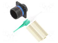 Connector: military; socket; male; PIN: 37; straight; crimped; 5A AMPHENOL AIR