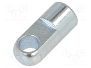 Mounting element for gas spring; Mat: zinc plated steel; 8.5mm PNEUMAT