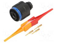 Connector: military; plug; male; PIN: 3; MIL-DTL-38999 Series III AMPHENOL AIR