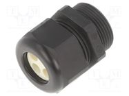 Cable gland; multi-hole; PG21; IP65; polyamide; black; Holes no: 4 HUMMEL