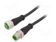 Cable: for sensors/automation; PIN: 4; 5m; 250VDC; 250VAC; 4A; 7000 MURRELEKTRONIK