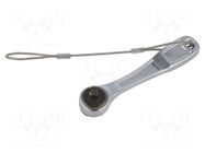Rattle; for working at height; 125mm; Mounting: 1/4" BETA