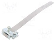 Ground strap clamp; 9.7÷48.3mm; 2.5÷16mm2,2.5÷25mm2 Amphenol FTG