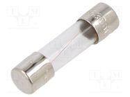 Fuse: fuse; time-lag; 630mA; 250VAC; cylindrical,glass; 5x20mm EATON/BUSSMANN