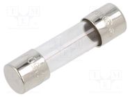 Fuse: fuse; time-lag; 800mA; 250VAC; cylindrical,glass; 5x20mm EATON/BUSSMANN