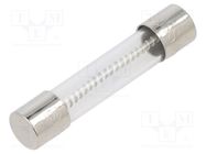 Fuse: fuse; time-lag; 3A; 250VAC; cylindrical,glass; 6.3x32mm; MDL EATON/BUSSMANN