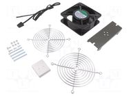 Fan: AC; axial; 230VAC; 170m3/h; 41dBA; 120x120x38mm SCHNEIDER ELECTRIC