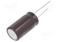 Capacitor: electrolytic; low ESR; THT; 1000uF; 50VDC; Ø16x31.5mm NICHICON