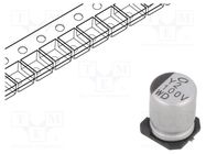 Capacitor: electrolytic; SMD; 100uF; 35VDC; Ø8x10mm; ±20%; 5000h NICHICON