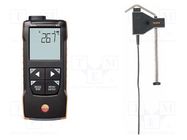 Meter: temperature; digital; LCD; -50÷1000°C; Ch: 1; IP40,IP65 TESTO