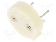 Fuse holder; THT; TR5; 6.3A; Mat: thermoplastic; 5.08mm; white; IP00 ESKA