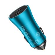Baseus Golden Contactor Pro car charger 2x USB-C 40W blue (CGJP000003), Baseus