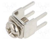 Terminal: screw terminal; THT,screw terminal; brass; 7.2x5mm DEGSON ELECTRONICS