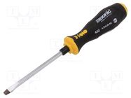 Screwdriver; slot; for impact; 4,5x0,8mm; ERGONIC® FELO