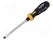 Screwdriver; slot; for impact; 5,5x1,0mm; ERGONIC® FELO