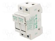 Fuse holder; cylindrical fuses; 10.3x38mm; 30A; 600V; Poles: 2 LITTELFUSE