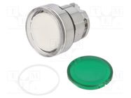 Switch: push-button; 22mm; Stabl.pos: 1; green; IP66; flat; Pos: 2 SCHNEIDER ELECTRIC