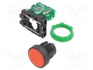 Switch: push-button; 22mm; Stabl.pos: 1; red; none; IP66; flat; Pos: 2 SCHNEIDER ELECTRIC