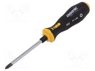 Screwdriver; Phillips; for impact; PH1; ERGONIC®; 80mm FELO