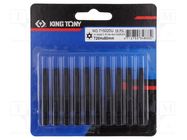 Screwdriver bit; Torx® with protection; T20H; Overall len: 50mm KING TONY