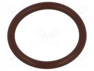 O-ring gasket; FPM; Thk: 2.5mm; Øint: 21mm; brown; -20÷200°C 