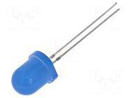 LED; blue; 8mm; blinking; 330÷500mcd; 60°; 3÷5VDC; 20mA; 1.8Hz OPTOSUPPLY