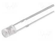 LED; orange; 3mm; 180÷220mcd; 140°; Front: recessed; 1.9÷2.4VDC OPTOSUPPLY