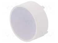 LED; green; 20mm; 400÷500mcd; 120°; Front: flat; anode; round; THT OPTOSUPPLY