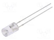 LED; 5mm; yellow; candle light effect; 750÷1120mcd; 120°; 2.5÷5VDC OPTOSUPPLY