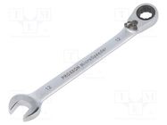 Wrench; combination spanner,with ratchet; 12mm; MicroSpeeder PROXXON