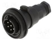 Connector: circular; plug; male; PIN: 7; Standard Buccaneer®; IP68 BULGIN