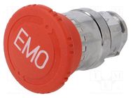 Switch: emergency stop; 22mm; Stabl.pos: 2; red; none; IP66; Pos: 2 SCHNEIDER ELECTRIC