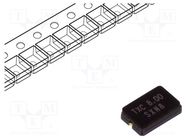 Resonator: quartz; 8MHz; 20pF; SMD; 5x3.2x1.2mm TXC