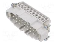 Connector: HDC; contact insert; male; PIN: 16; 16A; 500V; HEAVYCON PHOENIX CONTACT