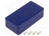 Enclosure: multipurpose; X: 50mm; Y: 100mm; Z: 31mm; 1590; aluminium HAMMOND