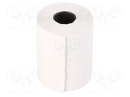 Office supplies: thermal roll; white; W: 57mm; L: 15m; Ø: 40mm; 10rl. QOLTEC