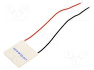 Module: Peltier; 15.4V; 5A; 40x40x4mm; 46.5W; ceramics; 20AWG; 68°C Advanced Thermal Solutions