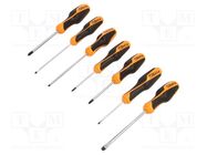 Kit: screwdrivers; Phillips,slot; BETAGRIP; 7pcs. BETA