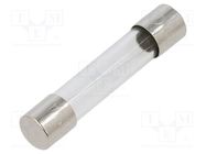 Fuse: fuse; quick blow; 1A; 250VAC; cylindrical,glass; 6.3x32mm EATON/BUSSMANN