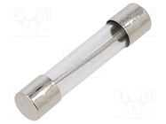 Fuse: fuse; time-lag; 1A; 250VAC; cylindrical,glass; 6.3x32mm; MDL EATON/BUSSMANN