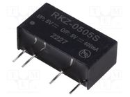 Converter: DC/DC; 2W; Uin: 4.5÷5.5V; Uout: 5VDC; Iout: 400mA; SIP7 