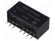 Converter: DC/DC; 3W; Uin: 4.5÷9V; Uout: 5VDC; Iout: 600mA; SIP8 RECOM