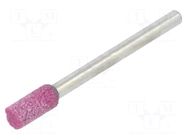 Grindingstone; Ø: 5mm; Ø: 3mm; aluminium oxide; Mounting: rod 3mm PG PROFESSIONAL
