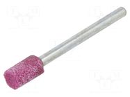 Grindingstone; Ø: 6mm; Ø: 3mm; aluminium oxide; Mounting: rod 3mm PG PROFESSIONAL