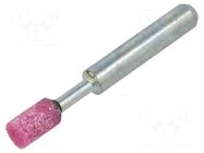 Grindingstone; Ø: 6mm; aluminium oxide; plunger; 6mm PG PROFESSIONAL