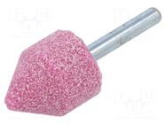 Grindingstone; Ø: 25mm; plunger; 6mm; aluminium oxide PG PROFESSIONAL