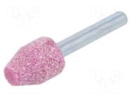 Grindingstone; Ø: 15mm; aluminium oxide; plunger; 6mm PG PROFESSIONAL